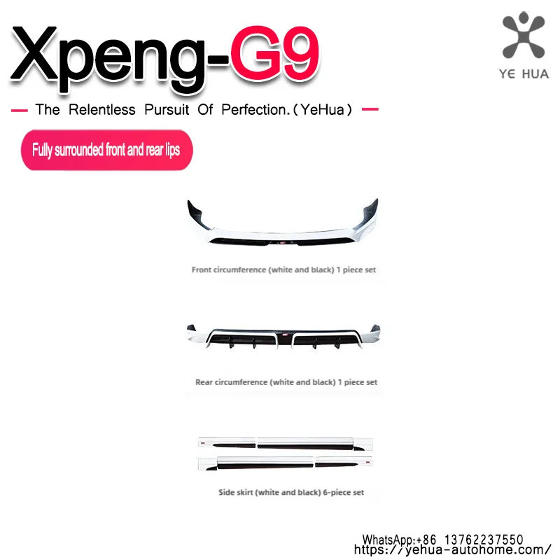 Body Kit Front Splitter Side Skirts Spoiler