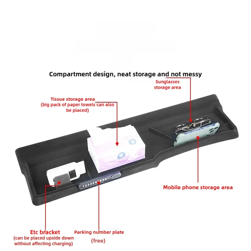 Dashboard Storage Box Behind Screen