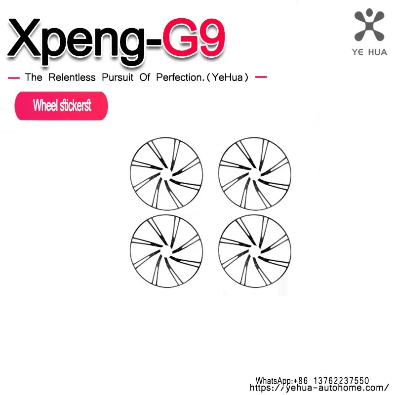 Wheel Sticker Repair Gloss Black Film