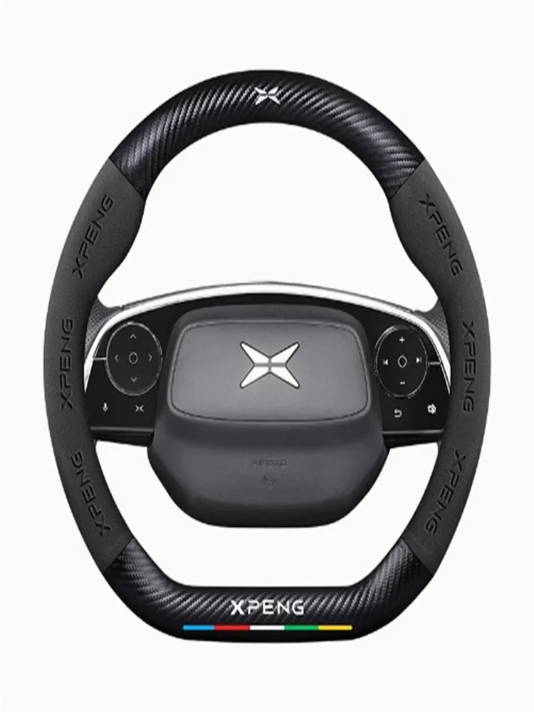 Steering Wheel Cover Faux Leather Hand-Sewn